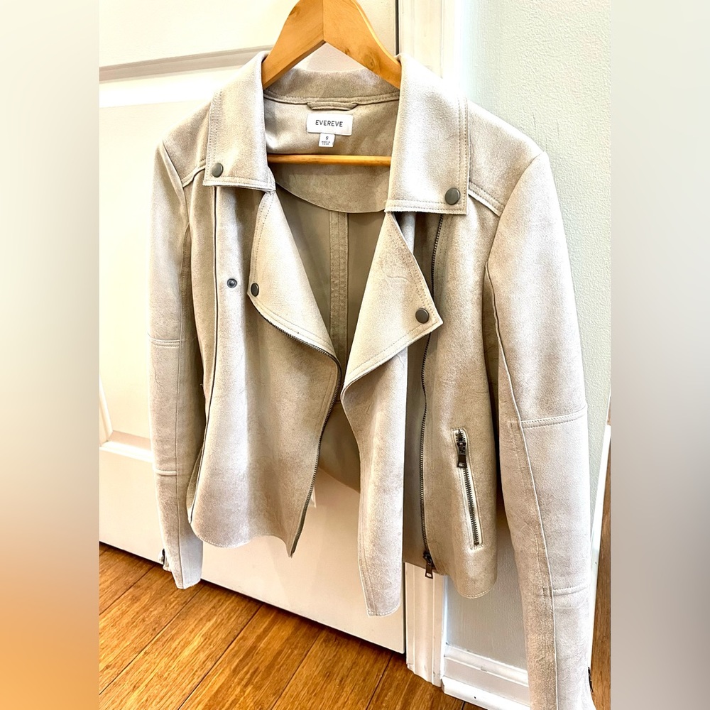 Evereve suede jacket, sz. S